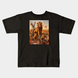 Lion Pride "Family" #3 Kids T-Shirt